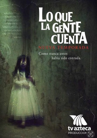 Lo que la gente cuenta poster