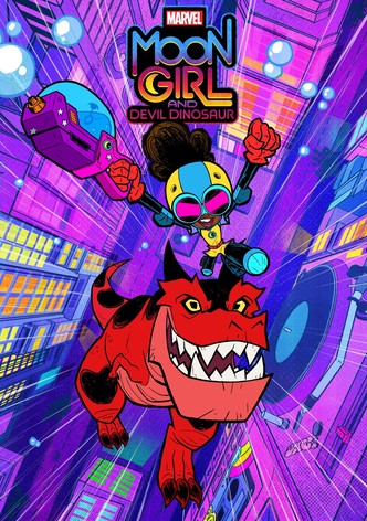 Marvel's Moon Girl and Devil Dinosaur poster