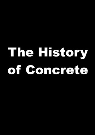 The History of Concrete poster