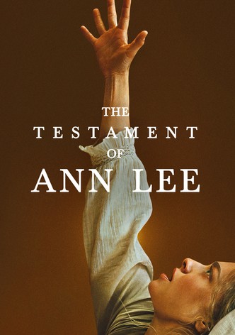 The Testament of Ann Lee poster