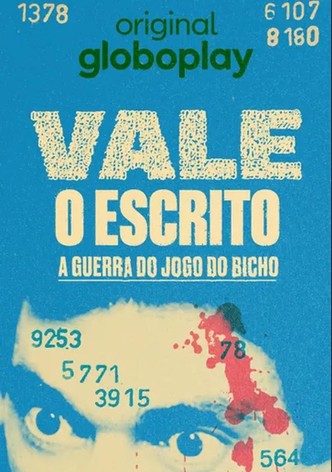 Vale o Escrito: A Guerra do Jogo do Bicho poster